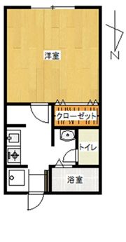 グリーンヒルズ朝暉5番館の間取り画像