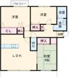 グリーンヒルズ朝暉1番館の間取り画像