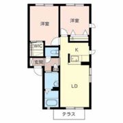 パール篠Aの間取り画像