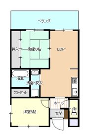マンション大山の間取り画像