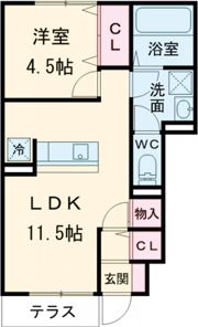 サンライズ東 Aの間取り画像