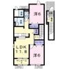 メゾンみやびEの間取り画像