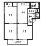 マノワールDの間取り画像