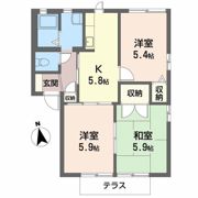 志おみコーポCの間取り画像