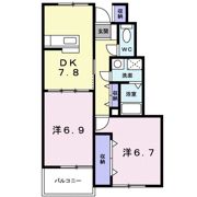 クラールAの間取り画像