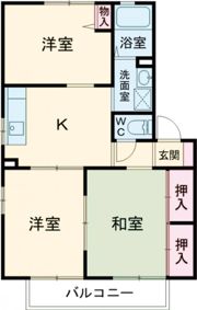 ディアコートEの間取り画像