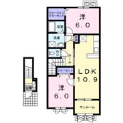 メゾン パストラルⅡの間取り画像