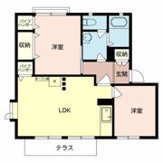 サニーハイツ・サチBの間取り画像