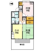 プリシェール姫髪の間取り画像