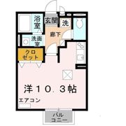 バーロハイツの間取り画像