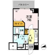 プレコート上鳥羽の間取り画像