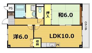 インペリアル明日香の間取り画像
