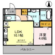 ウッドステージ桜 壱号館の間取り画像