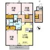 ラディアント A棟の間取り画像