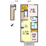 クラポンテMⅡの間取り画像