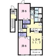 ベルフランの間取り画像