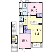 ルミエール Ⅱの間取り画像