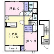 グレイスフルBの間取り画像