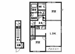 シャーメゾンセイビの間取り画像