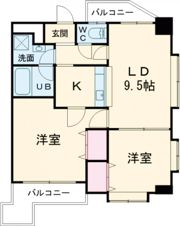 グランドパレスNS-77の間取り画像