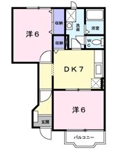 プロムナード・ソレイユAの間取り画像