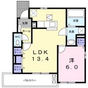アンジュヴェールⅠの間取り画像