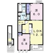 ラフィネⅡの間取り画像