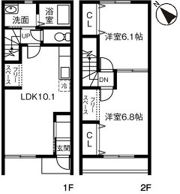 ローザ フェリーチェの間取り画像