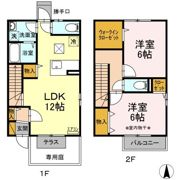クレストスクエアA・B・C・D・E・Fの間取り画像