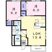 TOWN HOUSE Dの間取り画像