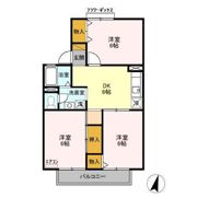 クレスト松代 ABCDの間取り画像