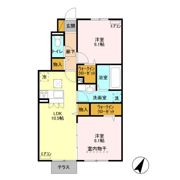 ハーヴェスト コートの間取り画像