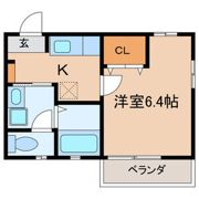 ハイツ美樹の間取り画像