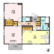 ブルースカイの間取り画像