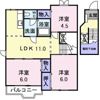 霞台ハイツAの間取り画像