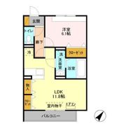 プリムヴェール二の宮の間取り画像