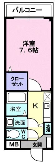 シェルブール西院の間取り画像