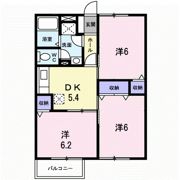 カーサ野添Ⅱの間取り画像