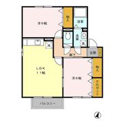 フォレ・ドミール A棟の間取り画像