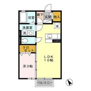 アムール・ヴィラの間取り画像