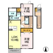 Maison de 府中 Aの間取り画像