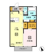 Dーroom赤塚 Bの間取り画像