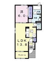 プラシードK Cの間取り画像