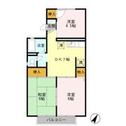 ファミールみつほ Bの間取り画像