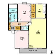 オリーブガーデン A・B・Cの間取り画像