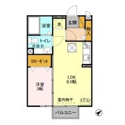 シャルマンⅢ Eの間取り画像