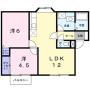 プラドールネオアサヒの間取り画像