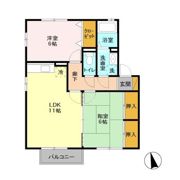 エスコルタ新町 Aの間取り画像