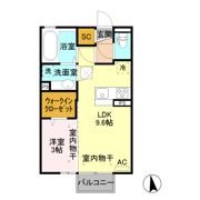 リアンジュの間取り画像