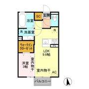 リアンジュの間取り画像